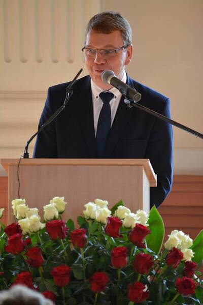 Finał ogólnopolskiego projektu szkoleń dla nauczycieli pt. „Polski wiek XX – losy państwa i narodu”. Dyrektor Oddziału IPN w Gdańsku prof. Mirosław Golon – Bydgoszcz, 20 września 2017. Fot. IPN