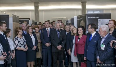 Wystawa „Dla Ciebie, Polsko. W stulecie czynu legionowego” w Sejmie – 8 listopada 2017. Fot. Marcin Jurkiewicz (IPN)