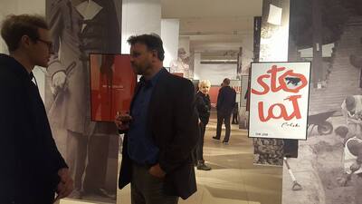 Zwycięzca Józef Kołaczyk z dyr. Adamem Hlebowiczem