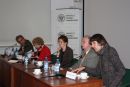 Paneliści. Od lewej: prof. Włodzimierz Marciniak, red. Krystyna Kurczab-Redlich, Kamila Sachnowska (BEP IPN), prof. Wojciech Materski,  red. Mikołaj Wojciechowski