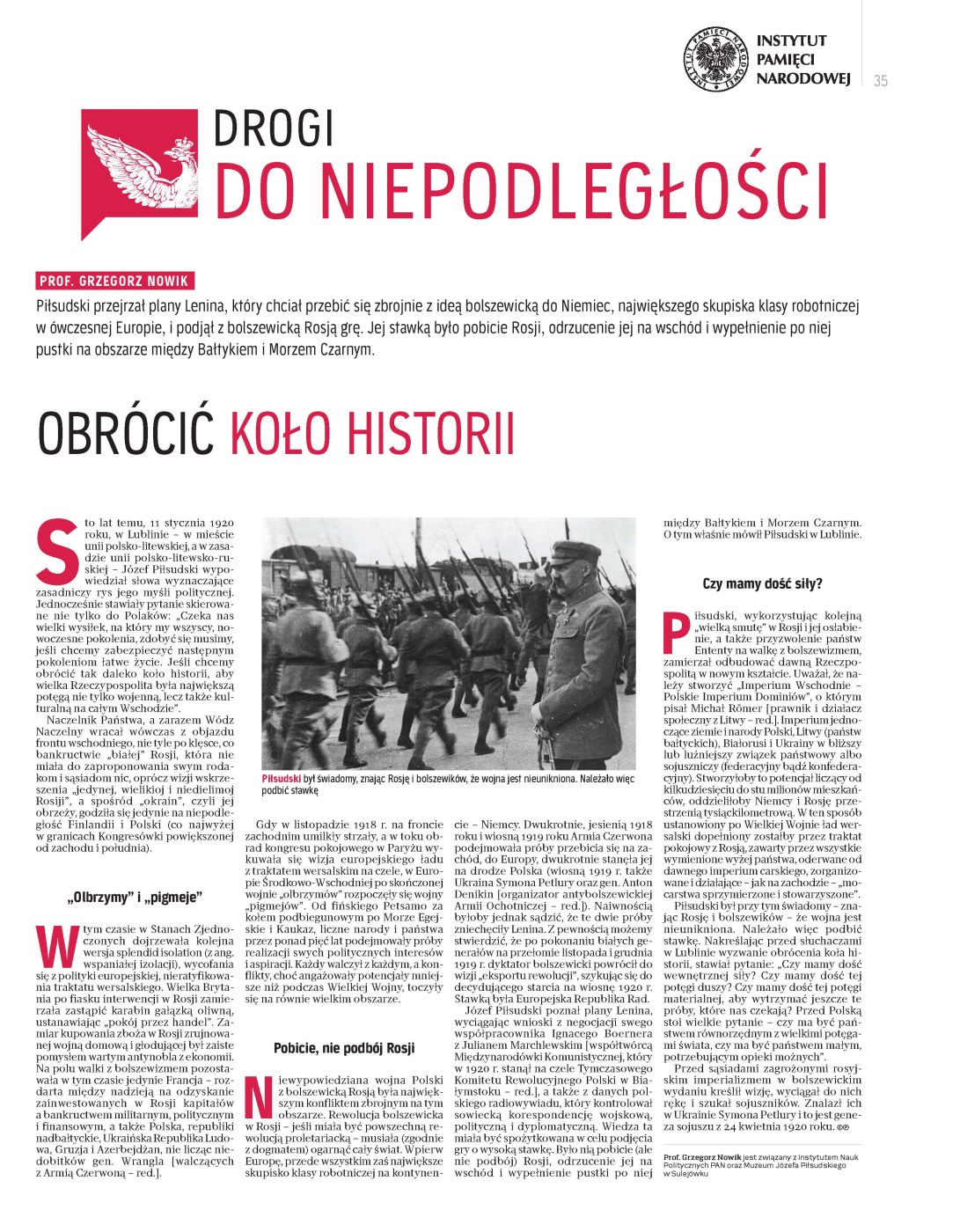 Drogi do Niepodległości - okładka
