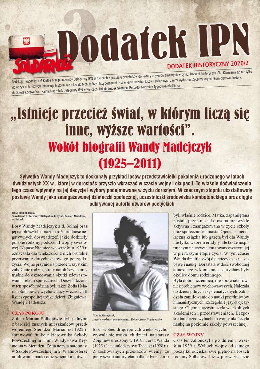 Wokół biografii Wandy Madejczyk - dodatek