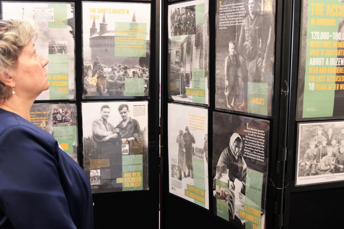 Wystawa IPN „Accursed Soldiers. Pro-Inependence Underground 1944–1963” (jęz. angielski). Fot. Józef Burak/Perth