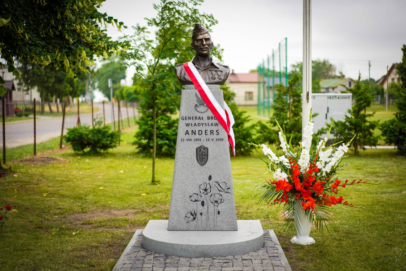  Uroczystości odsłonięcia pomnika gen. Władysława Andersa – Nowe, 25 czerwca 2021. Fot. Mateusz Niegowski (IPN)