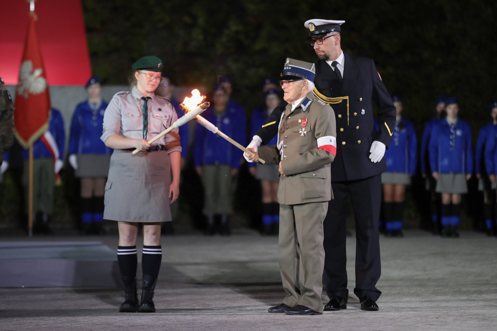 Uroczystości rocznicowe pod pomnikiem Obrońców Wybrzeża na Westerplatte – Gdańsk, 1 września 2021. Fot. Mikołaj Bujak (IPN) Uroczystości rocznicowe pod pomnikiem Obrońców Wybrzeża na Westerplatte – Gdańsk, 1 września 2021. Fot. Mikołaj Bujak (IPN)