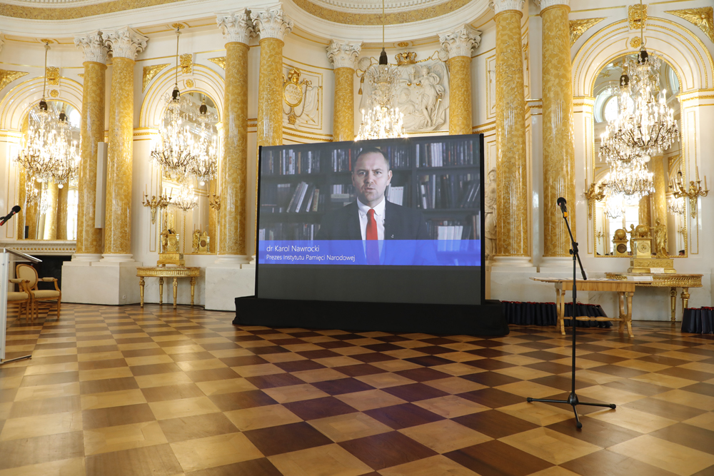 Finał III i IV edycji projektu „Łączka i inne miejsca poszukiwań” – Warszawa, 8 września 2021. Fot. Piotr Życieński (IPN) Finał III i IV edycji projektu „Łączka i inne miejsca poszukiwań” – Warszawa, 8 września 2021. Fot. Piotr Życieński (IPN)