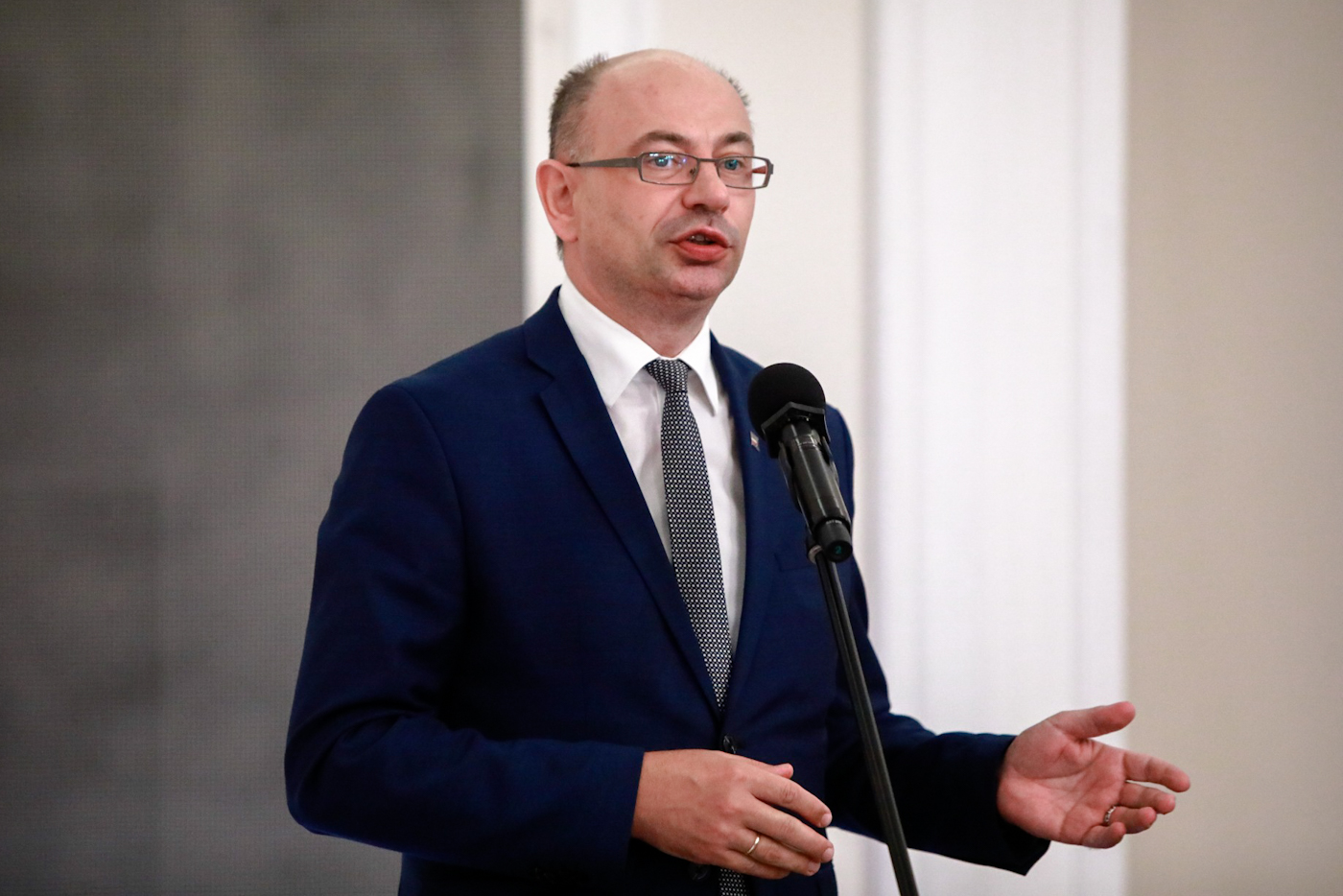 Dr Mateusz Szpytma, zastępca prezesa IPN – Warszawa, 14 września 2021. Fot. Sławek Kasper (IPN) Dr Mateusz Szpytma, zastępca prezesa IPN – Warszawa, 14 września 2021. Fot. Sławek Kasper (IPN)