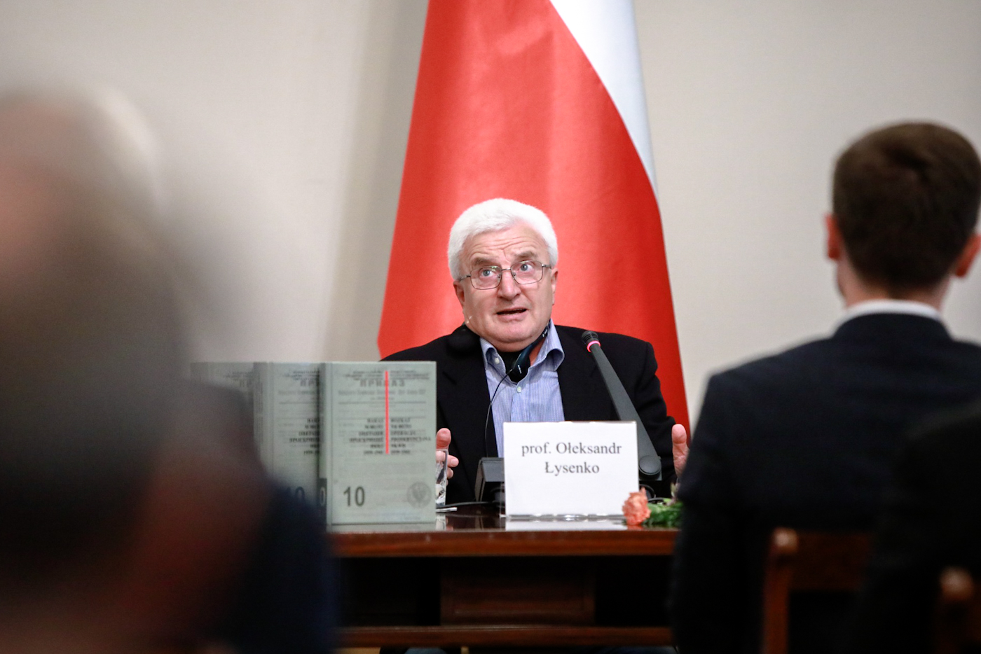 Prof. Ołeksandr Łysenko – Warszawa, 14 września 2021. Fot. Sławek Kasper (IPN) Prof. Ołeksandr Łysenko – Warszawa, 14 września 2021. Fot. Sławek Kasper (IPN)