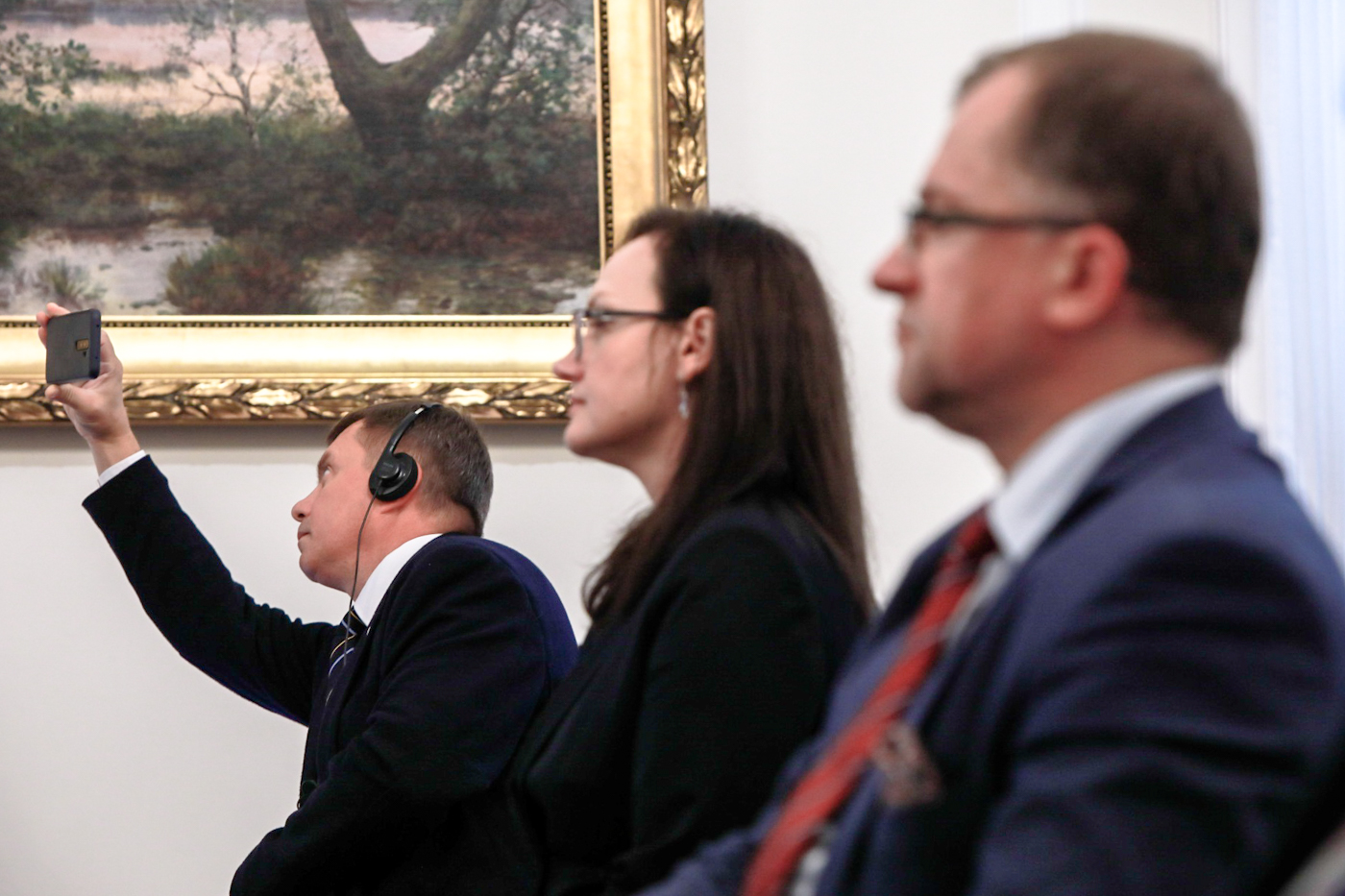 Dyskusja „Polska i Ukraina w latach 30. i 40. XX wieku – 25 lat współpracy archiwalno-historycznej” – Warszawa, 14 września 2021. Fot. Sławek Kasper (IPN) Dyskusja „Polska i Ukraina w latach 30. i 40. XX wieku – 25 lat współpracy archiwalno-historycznej” – Warszawa, 14 września 2021. Fot. Sławek Kasper (IPN)