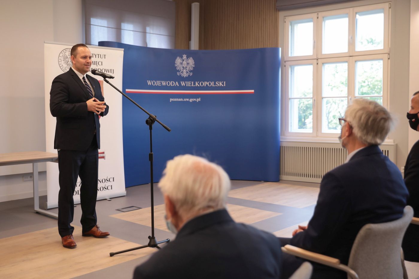 Uroczystość wręczenia Krzyży Wolności i Solidarności działaczom opozycji antykomunistycznej – Poznań, 21 września 2021. Fot. Mikołaj Bujak (IPN) Uroczystość wręczenia Krzyży Wolności i Solidarności działaczom opozycji antykomunistycznej – Poznań, 21 września 2021. Fot. Mikołaj Bujak (IPN)