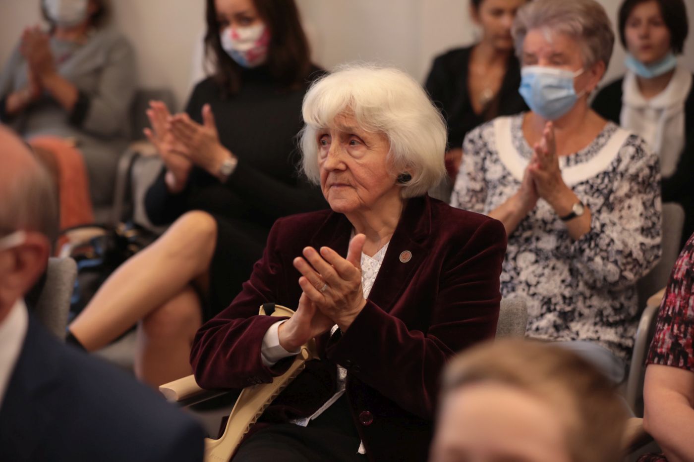 Uroczystość wręczenia Krzyży Wolności i Solidarności działaczom opozycji antykomunistycznej – Poznań, 21 września 2021. Fot. Mikołaj Bujak (IPN) Uroczystość wręczenia Krzyży Wolności i Solidarności działaczom opozycji antykomunistycznej – Poznań, 21 września 2021. Fot. Mikołaj Bujak (IPN)