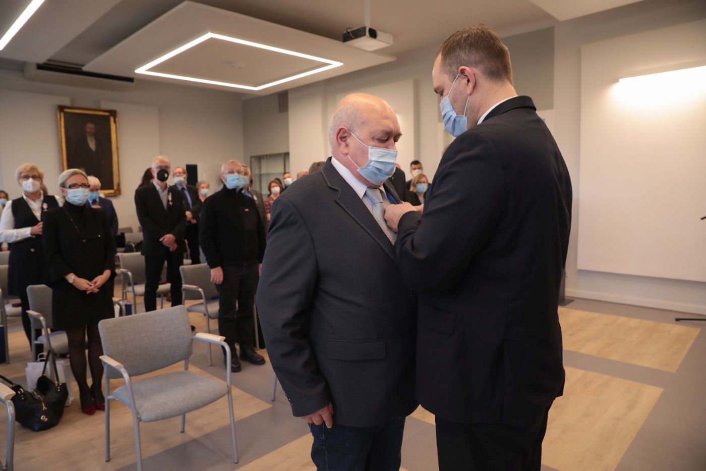 Uroczystość wręczenia Krzyży Wolności i Solidarności działaczom opozycji antykomunistycznej – Poznań, 21 września 2021. Fot. Mikołaj Bujak (IPN) Uroczystość wręczenia Krzyży Wolności i Solidarności działaczom opozycji antykomunistycznej – Poznań, 21 września 2021. Fot. Mikołaj Bujak (IPN)