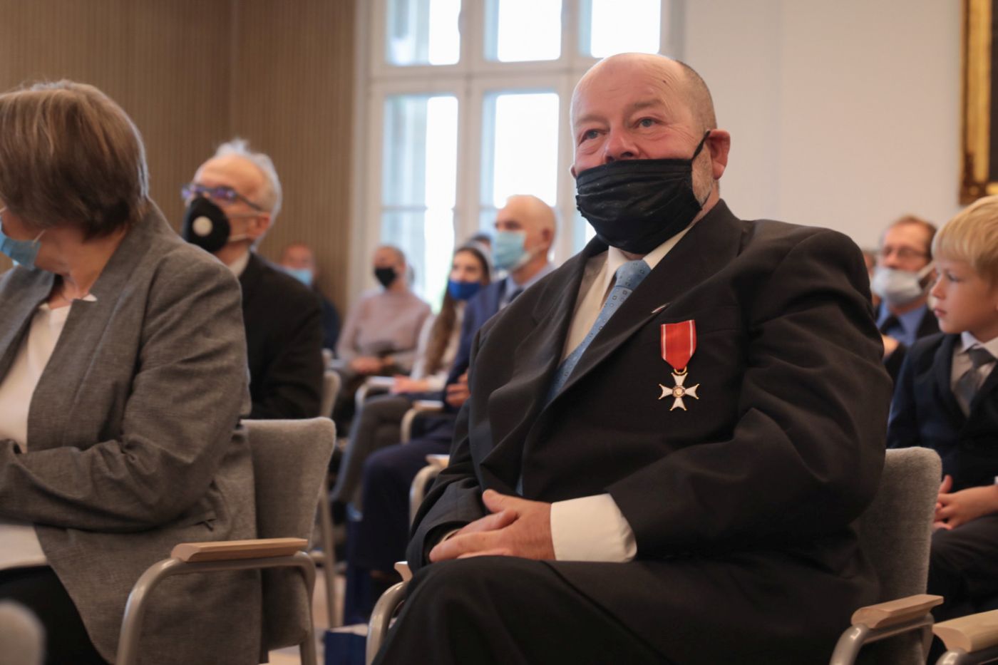 Uroczystość wręczenia Krzyży Wolności i Solidarności działaczom opozycji antykomunistycznej – Poznań, 21 września 2021. Fot. Mikołaj Bujak (IPN) Uroczystość wręczenia Krzyży Wolności i Solidarności działaczom opozycji antykomunistycznej – Poznań, 21 września 2021. Fot. Mikołaj Bujak (IPN)