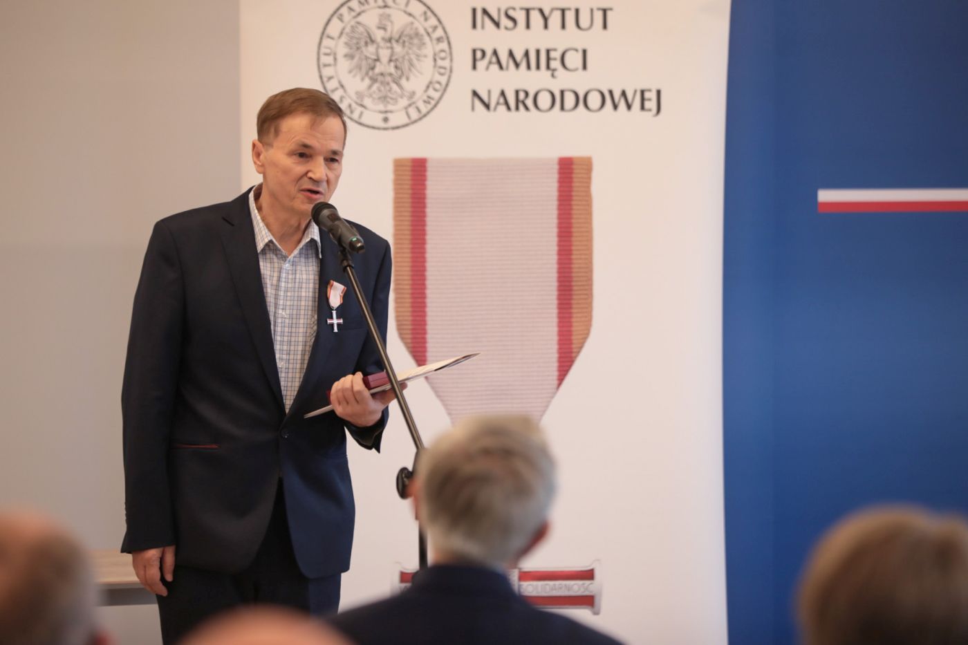 Uroczystość wręczenia Krzyży Wolności i Solidarności działaczom opozycji antykomunistycznej – Poznań, 21 września 2021. Fot. Mikołaj Bujak (IPN) Uroczystość wręczenia Krzyży Wolności i Solidarności działaczom opozycji antykomunistycznej – Poznań, 21 września 2021. Fot. Mikołaj Bujak (IPN)