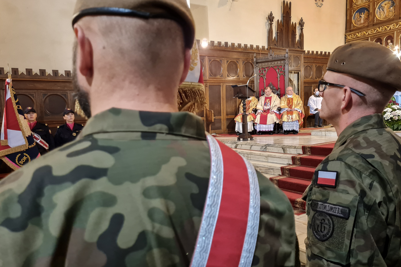 Msza św. w kościele pw. św. Józefa w Ciechanowie – 23 października 2021. Fot. Sławek Kasper (IPN) Msza św. w kościele pw. św. Józefa w Ciechanowie – 23 października 2021. Fot. Sławek Kasper (IPN)