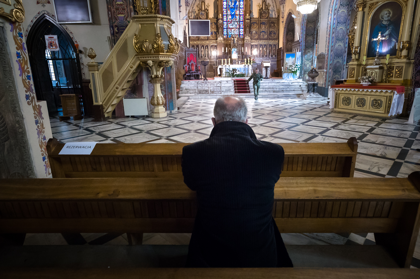 Msza św. w kościele pw. św. Józefa w Ciechanowie – 23 października 2021. Fot. Sławek Kasper (IPN) Msza św. w kościele pw. św. Józefa w Ciechanowie – 23 października 2021. Fot. Sławek Kasper (IPN)