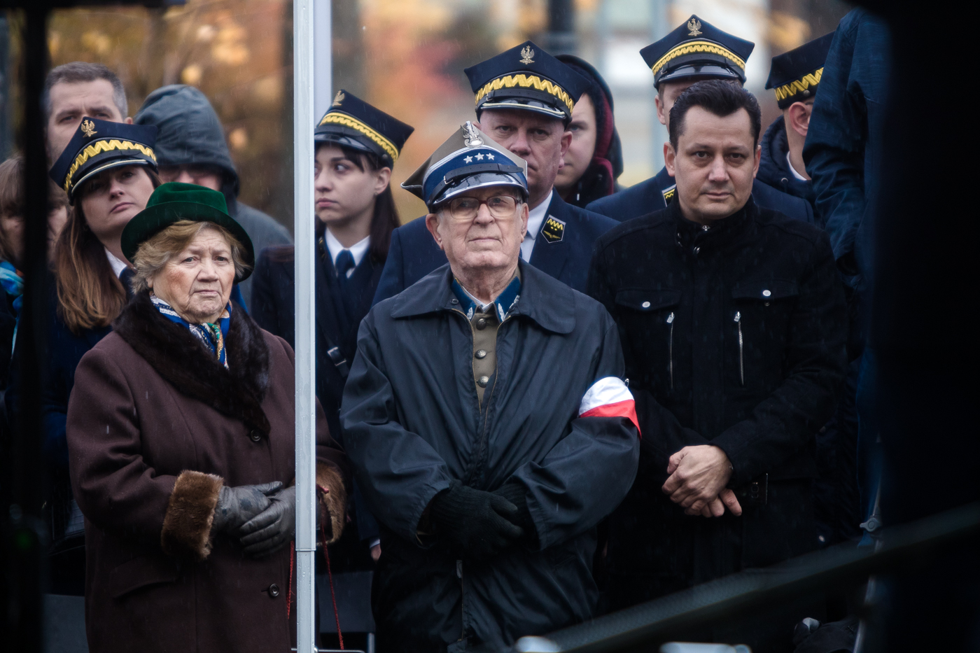 Uroczystość nadania dworcowi kolejowemu w Ciechanowie imienia por. Romana Dziemieszkiewicza – 23 października 2021. Fot. Sławek Kasper (IPN) Uroczystość nadania dworcowi kolejowemu w Ciechanowie imienia por. Romana Dziemieszkiewicza – 23 października 2021. Fot. Sławek Kasper (IPN)