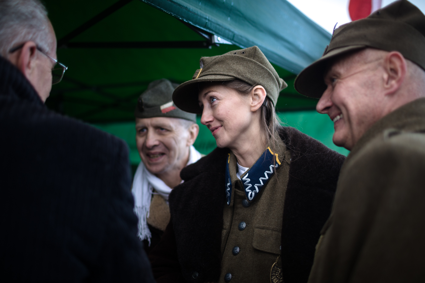 Uroczystość nadania dworcowi kolejowemu w Ciechanowie imienia por. Romana Dziemieszkiewicza – 23 października 2021. Fot. Sławek Kasper (IPN) Uroczystość nadania dworcowi kolejowemu w Ciechanowie imienia por. Romana Dziemieszkiewicza – 23 października 2021. Fot. Sławek Kasper (IPN)