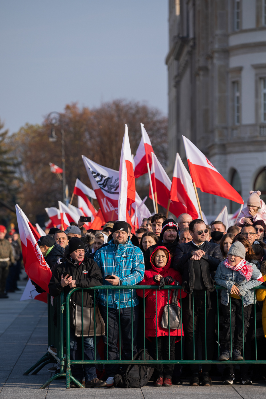 Obchody Narodowego Święta Niepodległości na placu Marszałka Piłsudskiego w Warszawie – 11 listopada 2021. Fot. Mikołaj Bujak (IPN) Obchody Narodowego Święta Niepodległości na placu Marszałka Piłsudskiego w Warszawie – 11 listopada 2021. Fot. Mikołaj Bujak (IPN)