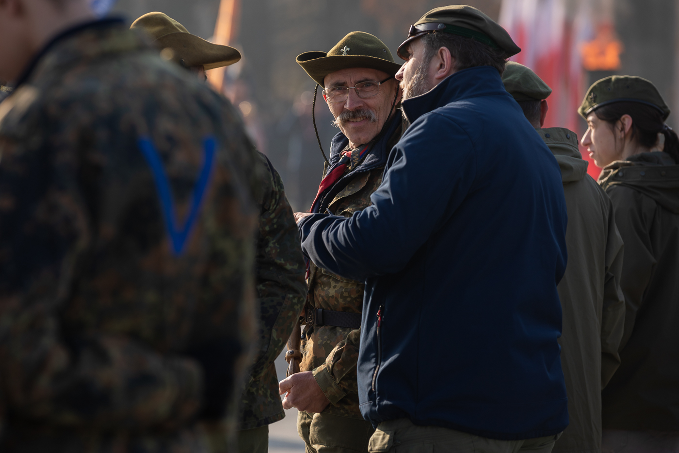 Obchody Narodowego Święta Niepodległości na placu Marszałka Piłsudskiego w Warszawie – 11 listopada 2021. Fot. Mikołaj Bujak (IPN) Obchody Narodowego Święta Niepodległości na placu Marszałka Piłsudskiego w Warszawie – 11 listopada 2021. Fot. Mikołaj Bujak (IPN)