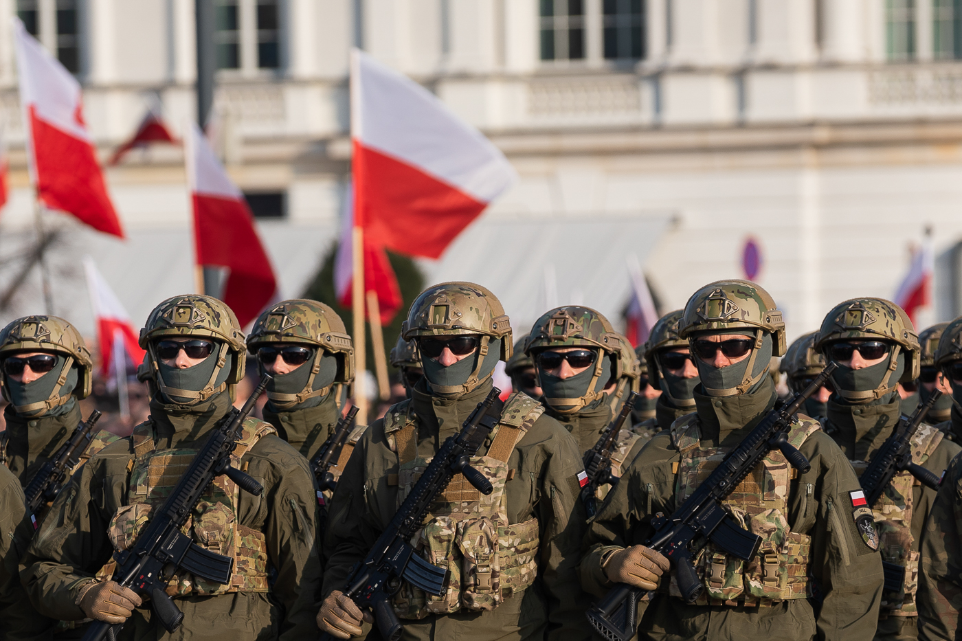 Obchody Narodowego Święta Niepodległości na placu Marszałka Piłsudskiego w Warszawie – 11 listopada 2021. Fot. Mikołaj Bujak (IPN) Obchody Narodowego Święta Niepodległości na placu Marszałka Piłsudskiego w Warszawie – 11 listopada 2021. Fot. Mikołaj Bujak (IPN)