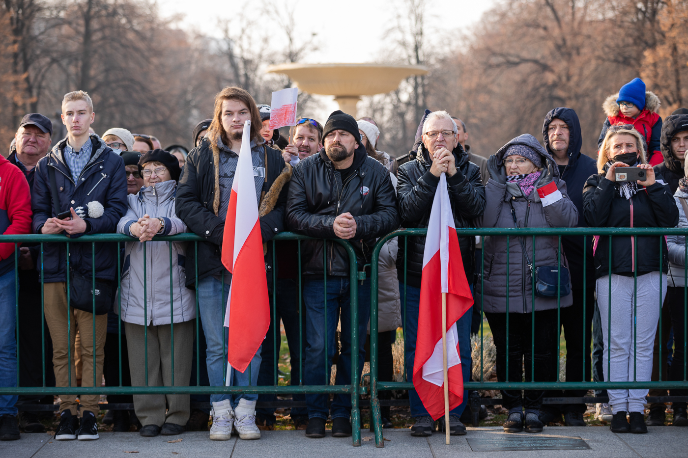 Obchody Narodowego Święta Niepodległości na placu Marszałka Piłsudskiego w Warszawie – 11 listopada 2021. Fot. Mikołaj Bujak (IPN) Obchody Narodowego Święta Niepodległości na placu Marszałka Piłsudskiego w Warszawie – 11 listopada 2021. Fot. Mikołaj Bujak (IPN)