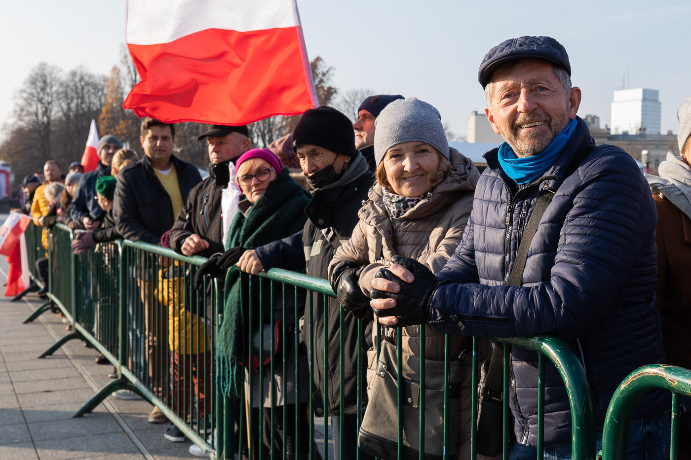 Obchody Narodowego Święta Niepodległości na placu Marszałka Piłsudskiego w Warszawie – 11 listopada 2021. Fot. Mikołaj Bujak (IPN) Obchody Narodowego Święta Niepodległości na placu Marszałka Piłsudskiego w Warszawie – 11 listopada 2021. Fot. Mikołaj Bujak (IPN)