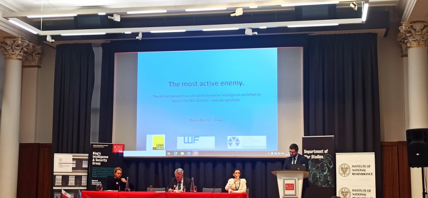 Międzynarodowa konferencja naukowa „Need to Know X: The Intelligence Legacy of World War II and the Onset of Cold War” – Londyn, 25–26 listopada 2021. Fot. Sylwia Szyc (IPN) Międzynarodowa konferencja naukowa „Need to Know X: The Intelligence Legacy of World War II and the Onset of Cold War” – Londyn, 25–26 listopada 2021. Fot. Sylwia Szyc (IPN)