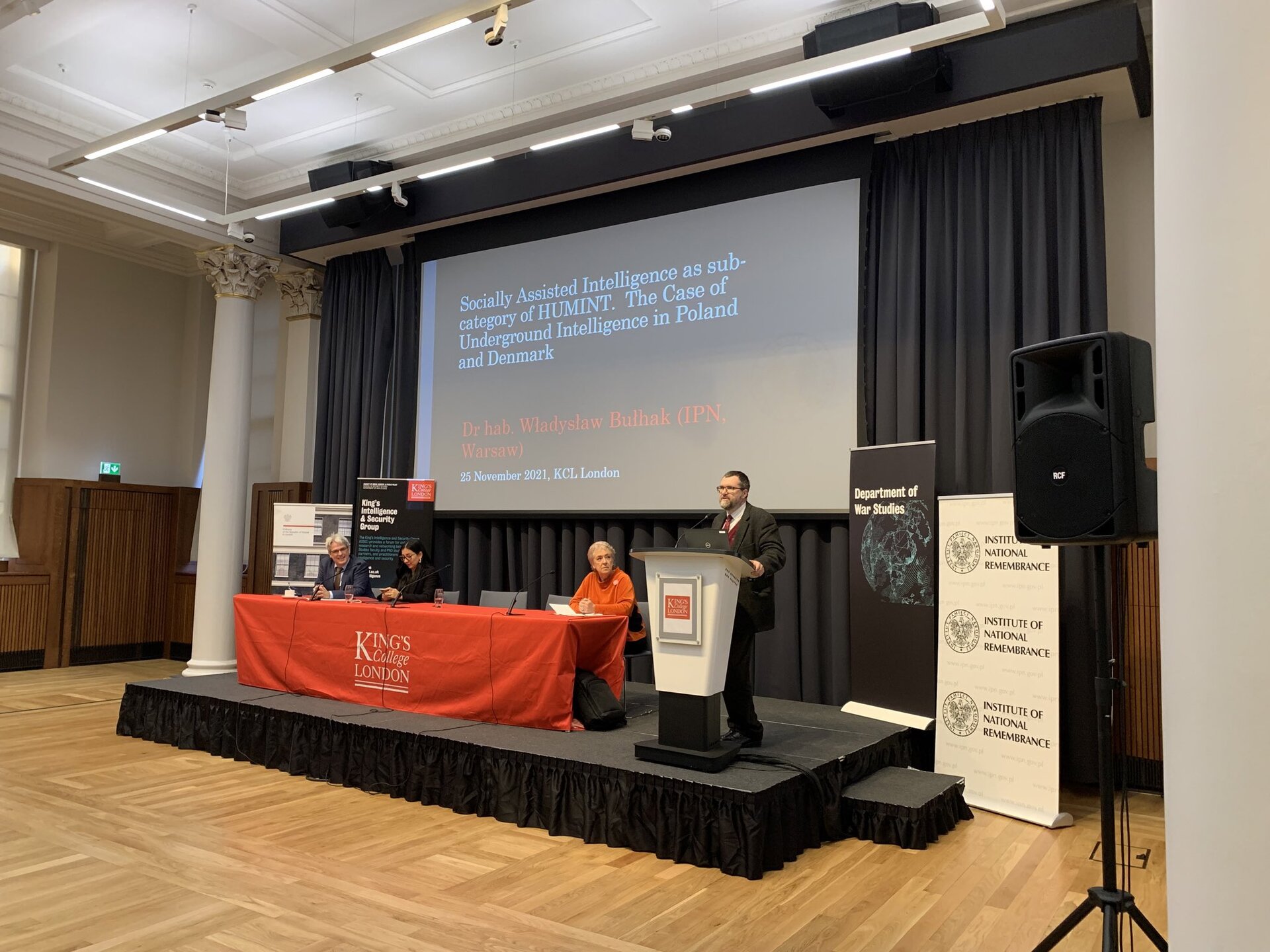 Międzynarodowa konferencja naukowa „Need to Know X: The Intelligence Legacy of World War II and the Onset of Cold War” – Londyn, 25–26 listopada 2021. Fot. Sylwia Szyc (IPN) Międzynarodowa konferencja naukowa „Need to Know X: The Intelligence Legacy of World War II and the Onset of Cold War” – Londyn, 25–26 listopada 2021. Fot. Sylwia Szyc (IPN)