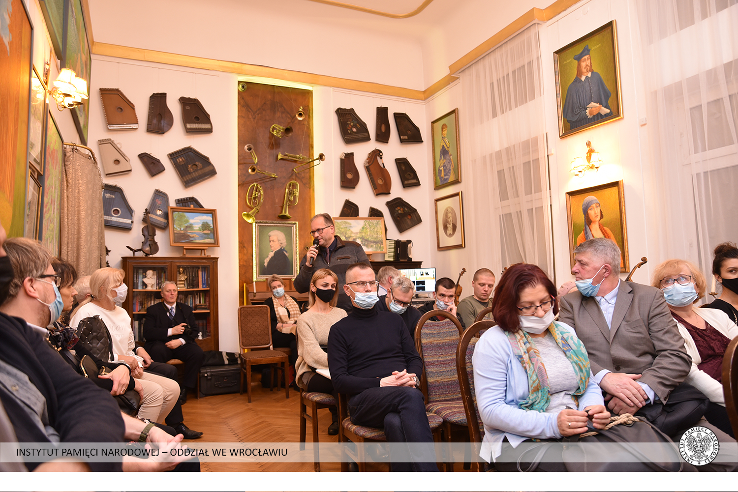 Promocja książki „Cmentarz Osobowicki we Wrocławiu. Pola ofiar komunizmu” – Wrocław, 26 listopada 2021. Fot. Adam Pacześniak (IPN) Promocja książki „Cmentarz Osobowicki we Wrocławiu. Pola ofiar komunizmu” – Wrocław, 26 listopada 2021. Fot. Adam Pacześniak (IPN)