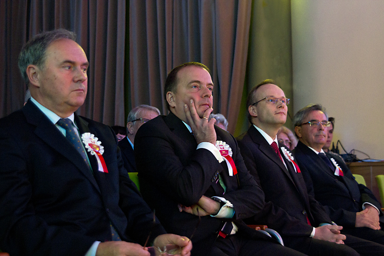 Andrzej Siezieniewski Prezes Polskiego Radia, Jerzy Smoliński Doradca Prezydenta RP, dr Łukasz Kamiński – Prezes IPN, Tadeusz Doroszuk Dyrektor TVP Historia