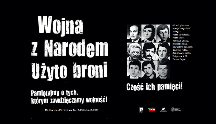 Górnicy na Dworcu Centralnym w Warszawie przypomnieli o zabitych kolegach – Warszawa, 16 grudnia 2021