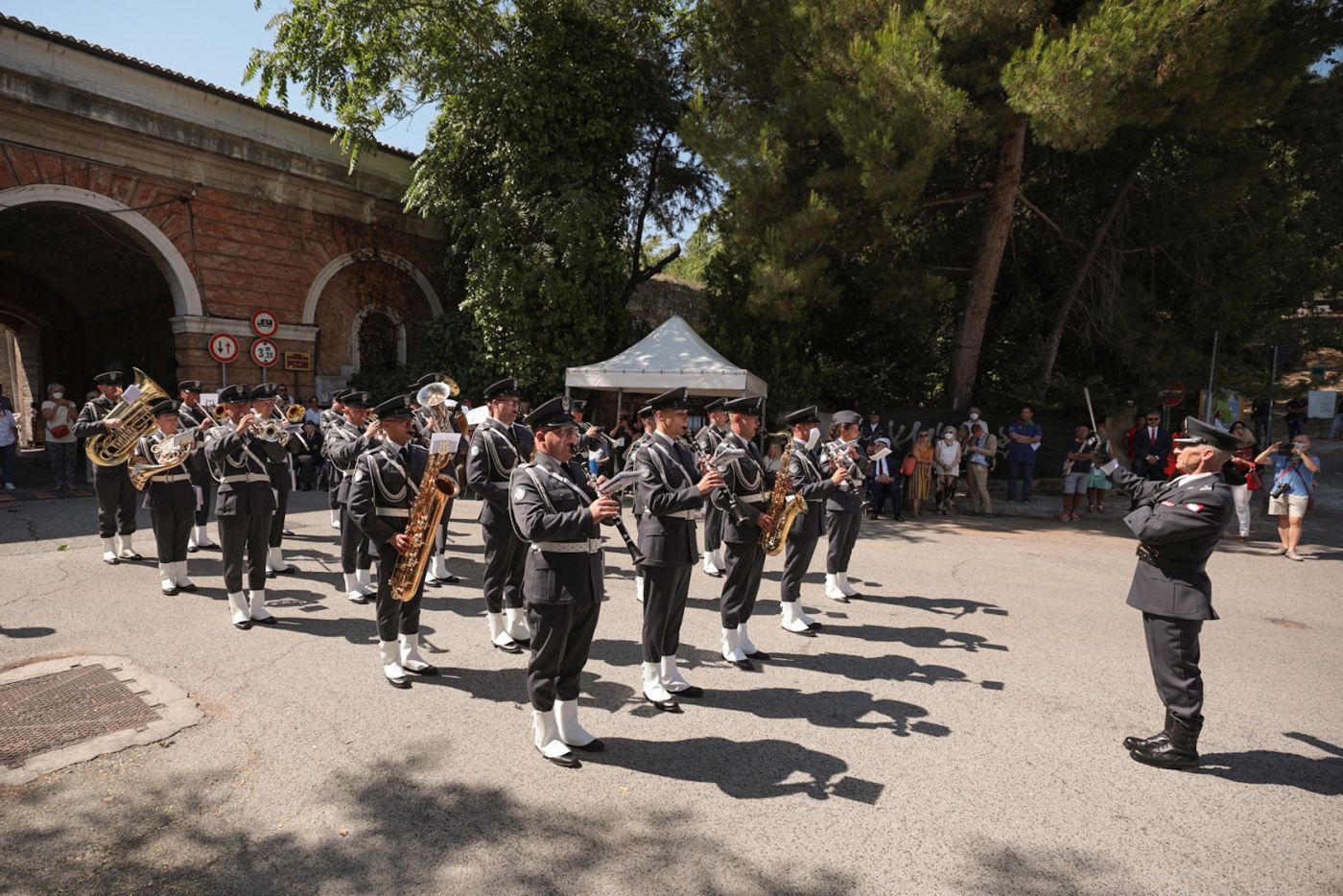 Obchody 78. rocznicy wyzwolenia Ankony przez żołnierzy 2. Korpusu Polskiego – 18 lipca 2022. Fot. Mikołaj Bujak (IPN) Obchody 78. rocznicy wyzwolenia Ankony przez żołnierzy 2. Korpusu Polskiego – 18 lipca 2022. Fot. Mikołaj Bujak (IPN)