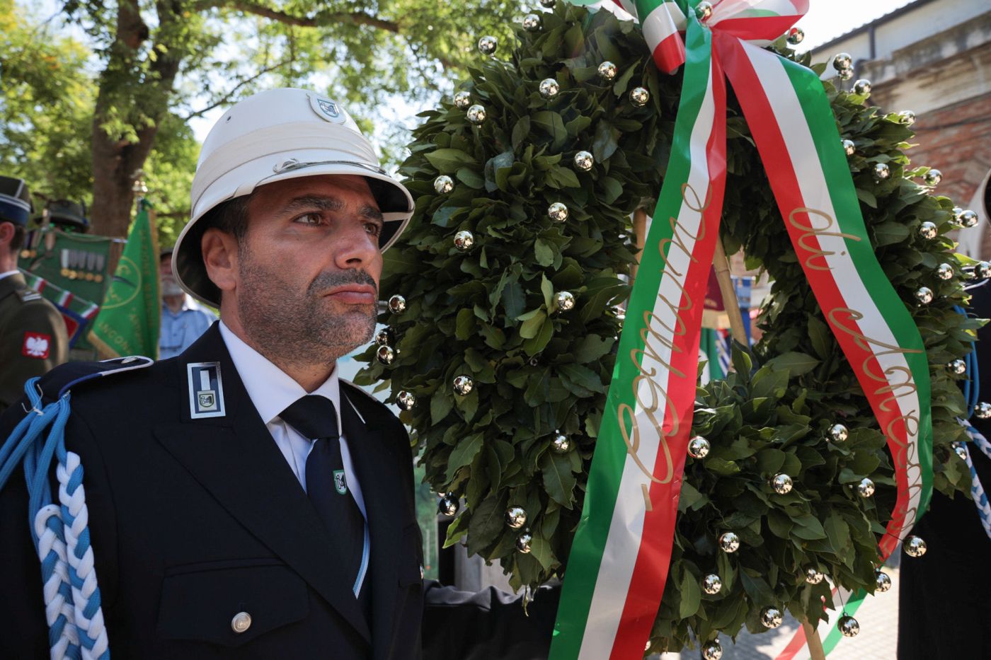 Obchody 78. rocznicy wyzwolenia Ankony przez żołnierzy 2. Korpusu Polskiego – 18 lipca 2022. Fot. Mikołaj Bujak (IPN) Obchody 78. rocznicy wyzwolenia Ankony przez żołnierzy 2. Korpusu Polskiego – 18 lipca 2022. Fot. Mikołaj Bujak (IPN)