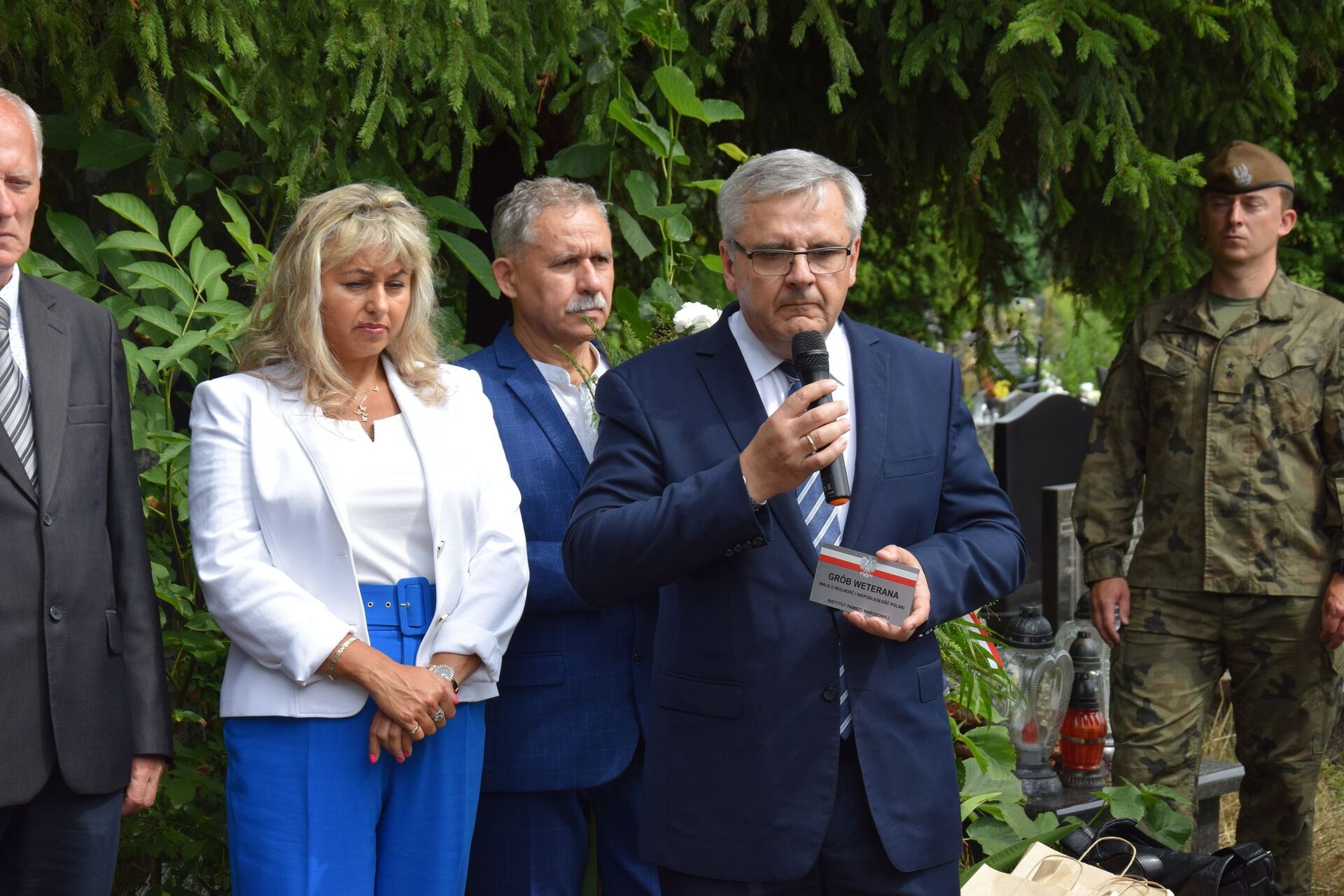 Upamiętnienie Romany Zdziarskiej-Rewskiej ps. „Romka”, uczestniczki powstania warszawskiego – fot. oBUWiM IPN Katowice Upamiętnienie Romany Zdziarskiej-Rewskiej ps. „Romka”, uczestniczki powstania warszawskiego – fot. oBUWiM IPN Katowice