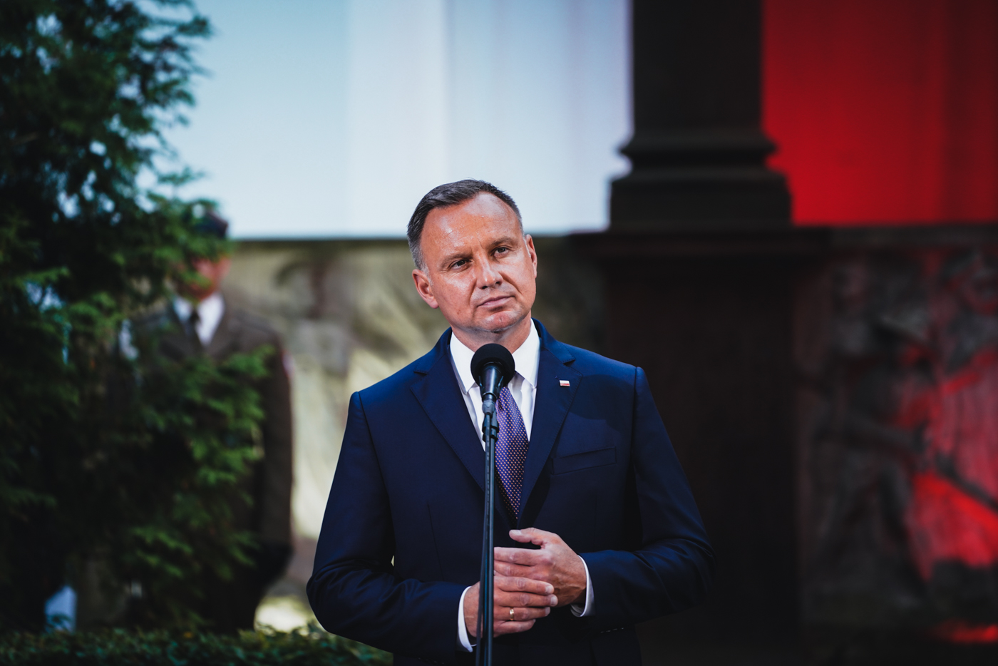 Apel Pamięci przed Pomnikiem Poległych w 1920 r. – fot. MN/BUWiM Apel Pamięci przed Pomnikiem Poległych w 1920 r. – fot. MN/BUWiM