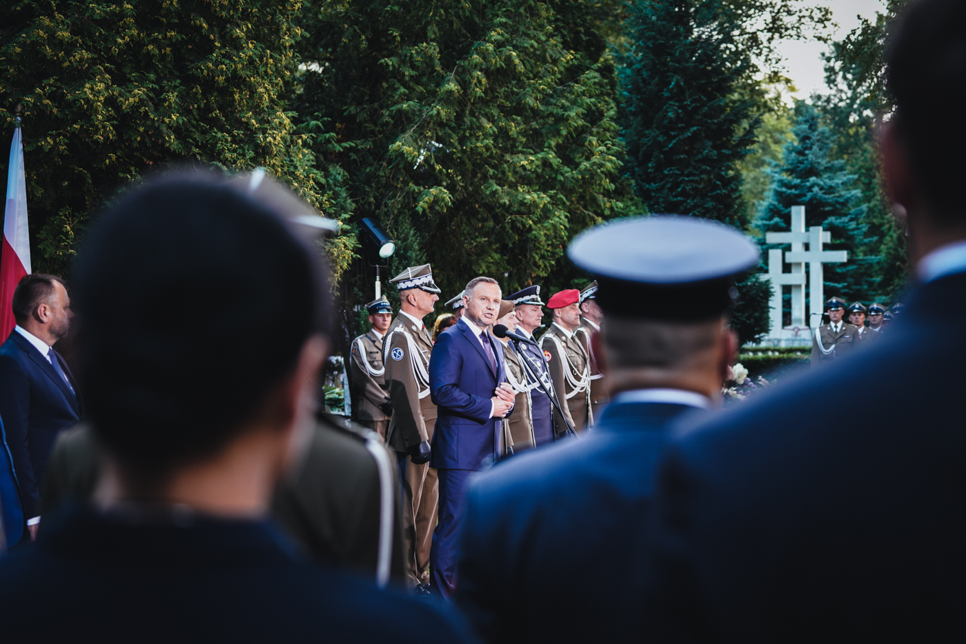 Apel Pamięci przed Pomnikiem Poległych w 1920 r. – fot. MN/BUWiM Apel Pamięci przed Pomnikiem Poległych w 1920 r. – fot. MN/BUWiM