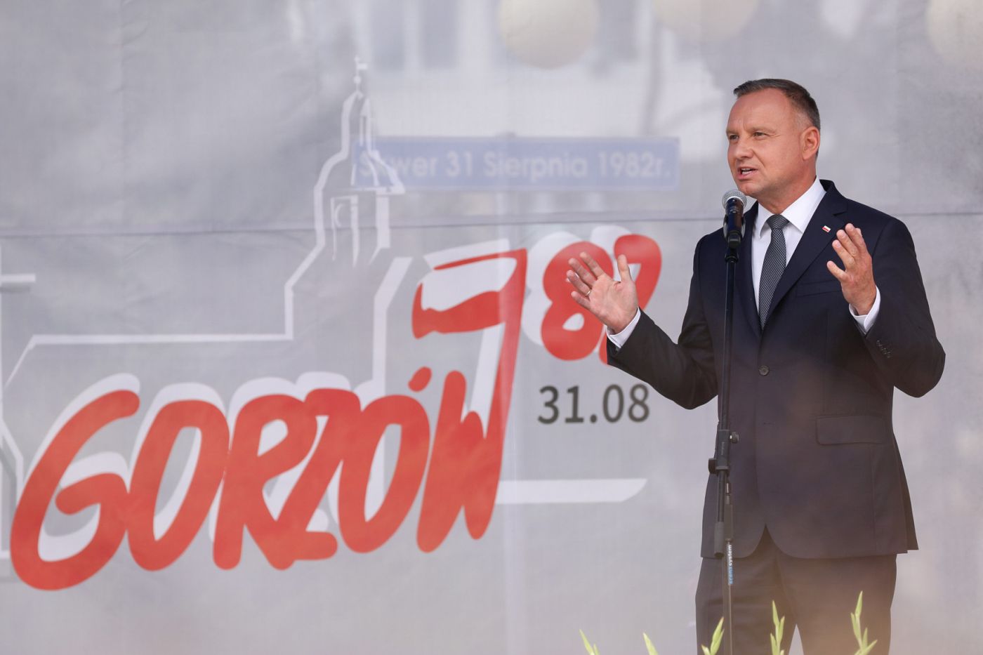 Obchody 40. rocznicy Gorzowskiego Sierpnia 1982 r. – Gorzów Wlkp., 30 sierpnia 2022. Fot. Mikołaj Bujak (IPN)