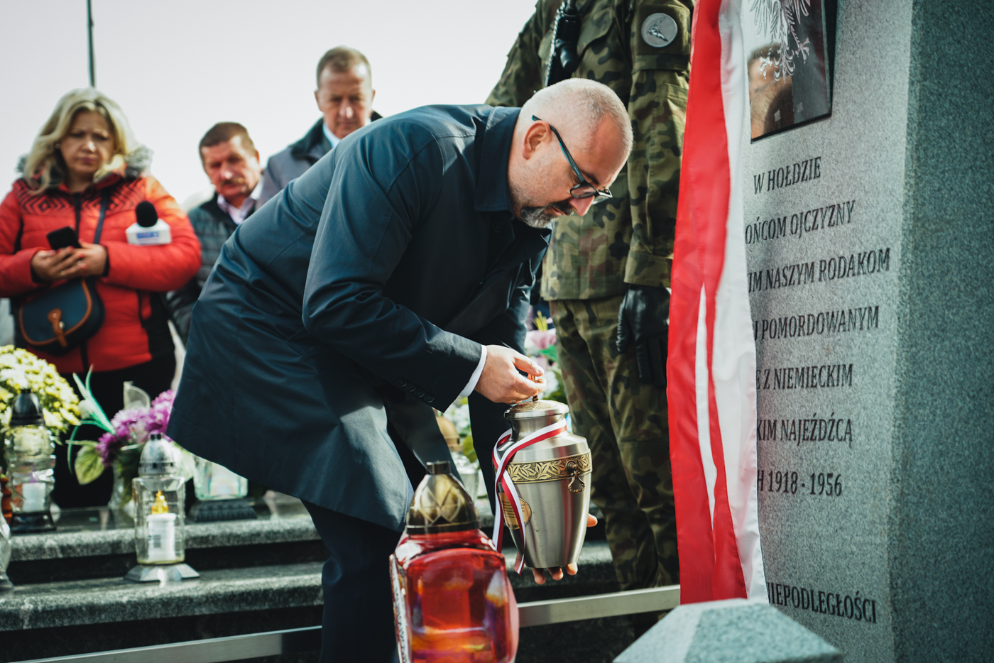Odsłonięcie pomnika "Bohaterom Niepodległości" – fot. MN/BUWiM Odsłonięcie pomnika "Bohaterom Niepodległości" – fot. MN/BUWiM