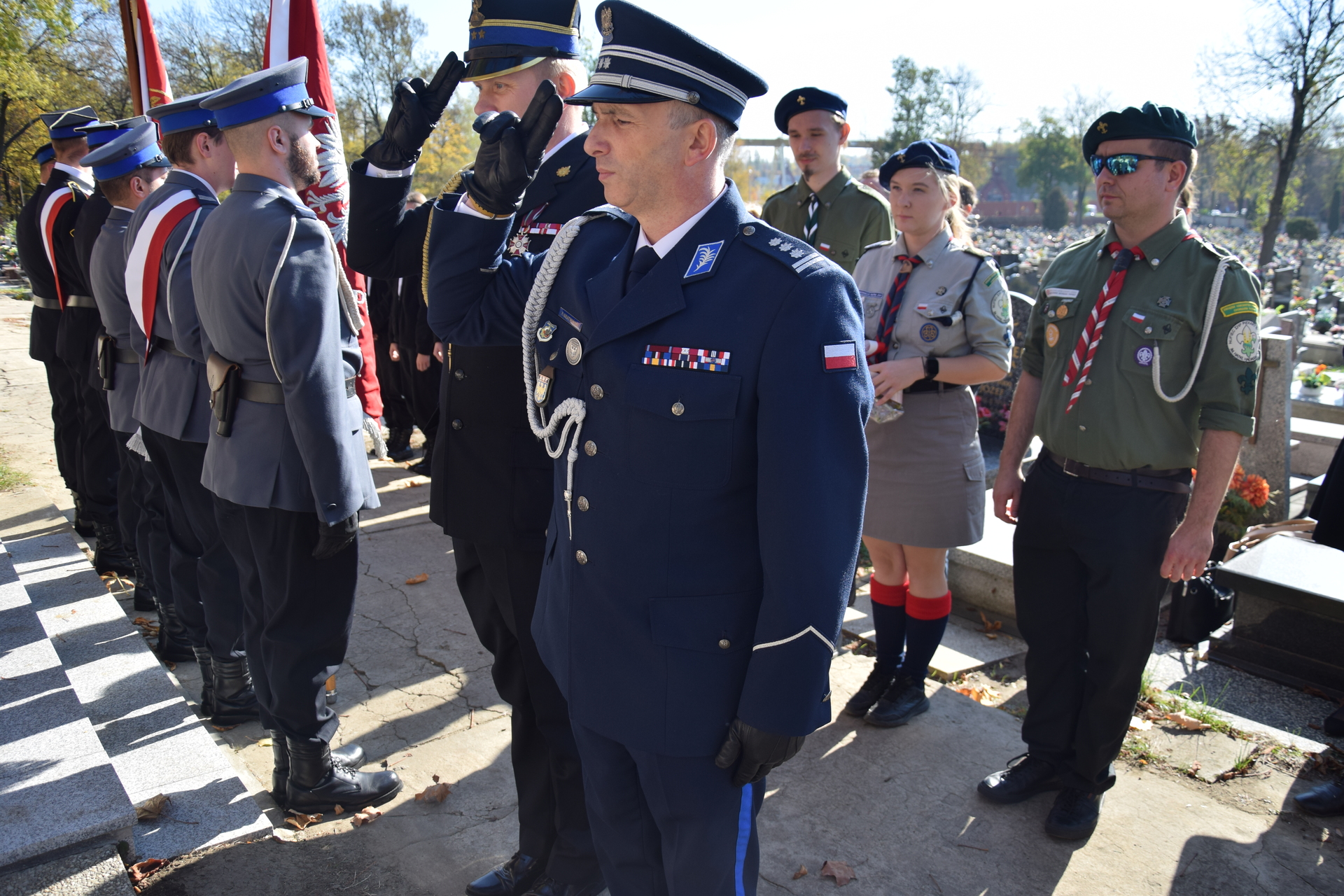 Tobie Polsko - uroczystość oznaczenia grobu powstańców śląskich śp. por. Jana i Klary Przybyłków Tobie Polsko - uroczystość oznaczenia grobu powstańców śląskich śp. por. Jana i Klary Przybyłków
