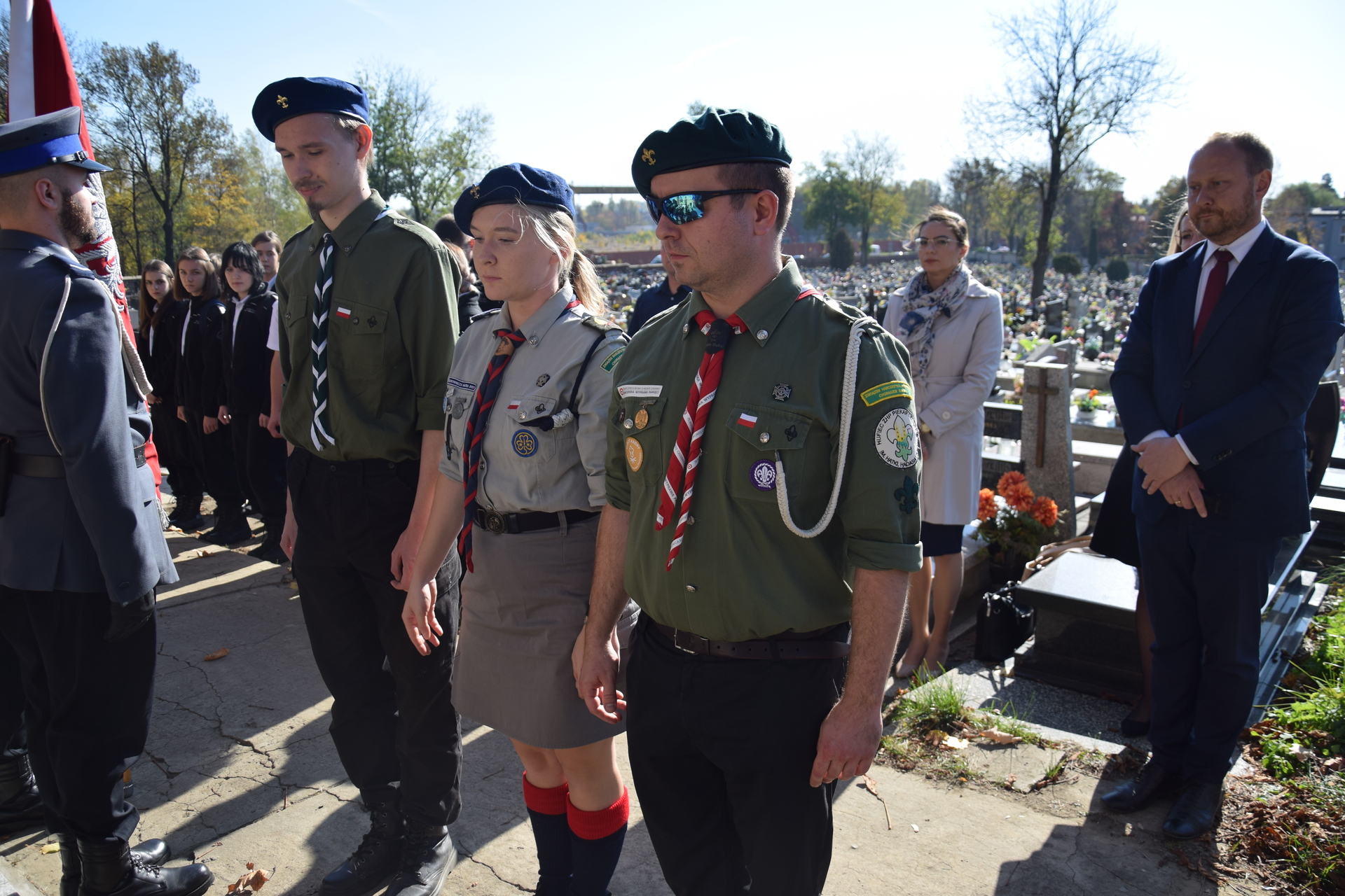 Tobie Polsko - uroczystość oznaczenia grobu powstańców śląskich śp. por. Jana i Klary Przybyłków Tobie Polsko - uroczystość oznaczenia grobu powstańców śląskich śp. por. Jana i Klary Przybyłków