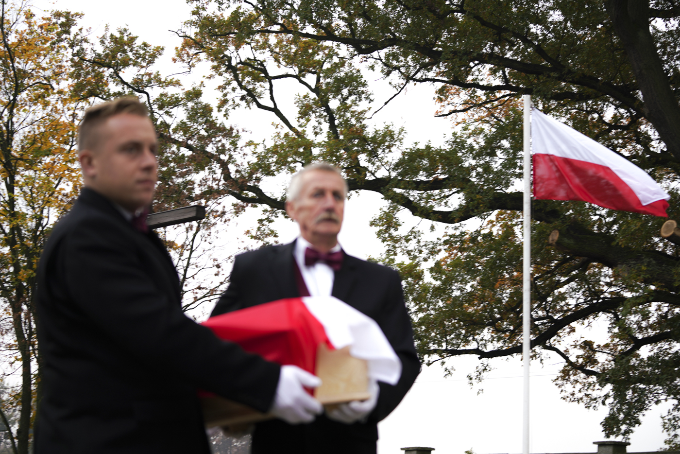 Państwowy pogrzeb żołnierzy Wojska Polskiego – Mełno, fot. MN/BUWiM Państwowy pogrzeb żołnierzy Wojska Polskiego – Mełno, fot. MN/BUWiM