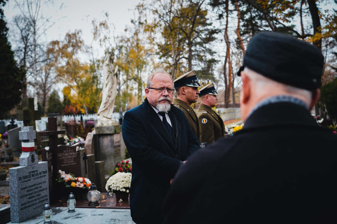 Nowy nagrobek rotmistrza Tadeusza Nittmana – fot. Mateusz Niegowski/BUWiM IPN Nowy nagrobek rotmistrza Tadeusza Nittmana – fot. Mateusz Niegowski/BUWiM IPN