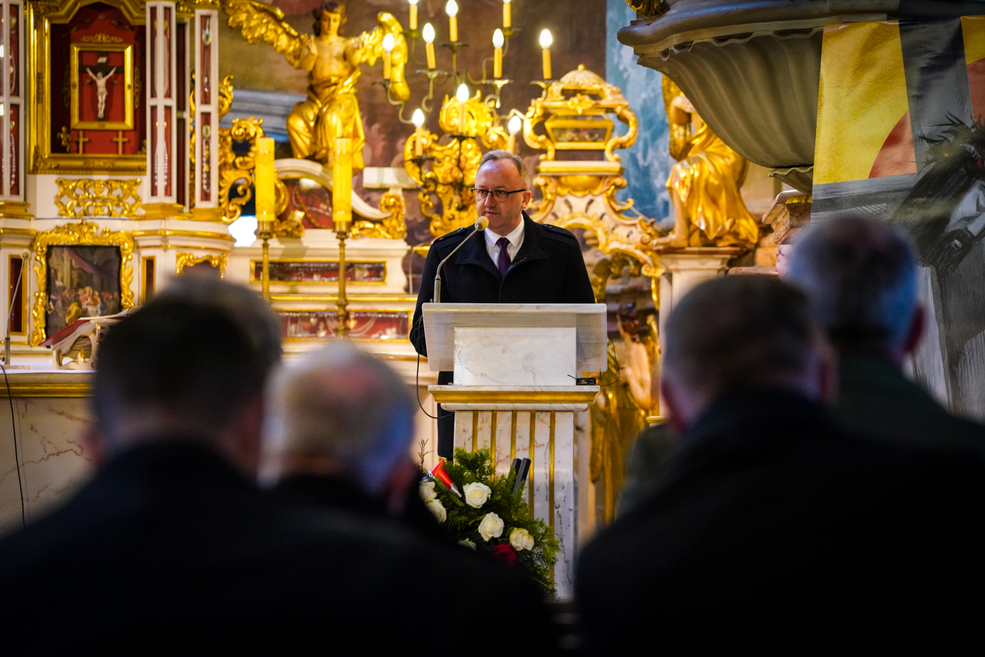 Ceremonia pogrzebowa trzech żołnierzy armii węgierskiej poległych w walkach z Armią Czerwoną – fot. MN/BUWiM Ceremonia pogrzebowa trzech żołnierzy armii węgierskiej poległych w walkach z Armią Czerwoną – fot. MN/BUWiM