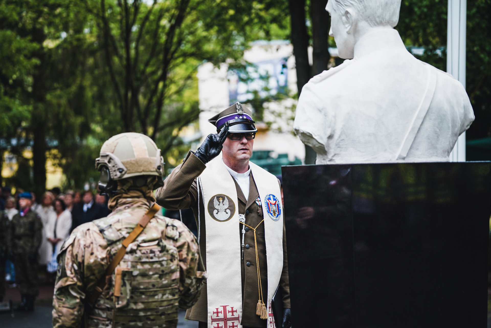 Odsłonięcie pomnika gen. Augusta Emila Fieldorfa ps. „Nil” – fot. Mateusz Niegowski BUWiM IPN Odsłonięcie pomnika gen. Augusta Emila Fieldorfa ps. „Nil” – fot. Mateusz Niegowski BUWiM IPN