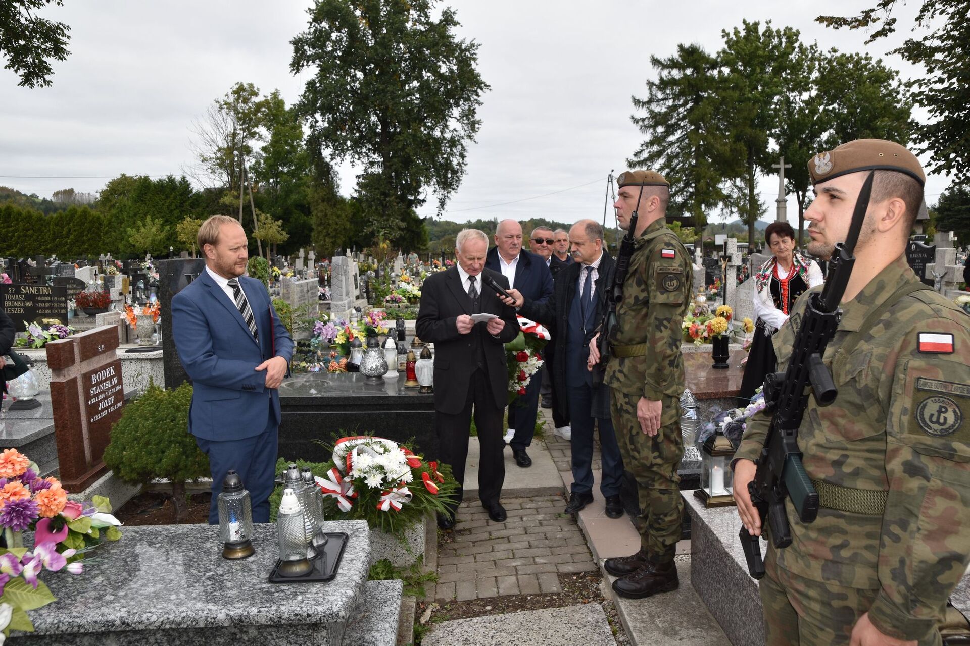 Uroczystość upamiętniająca Jana Ficka ps. “Jamnik” – fot. IPN Uroczystość upamiętniająca Jana Ficka ps. “Jamnik” – fot. IPN