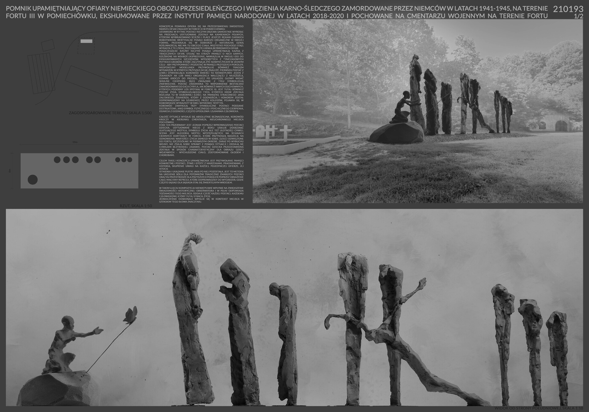 Pomnik III FORT Pomiechówek plansza 1