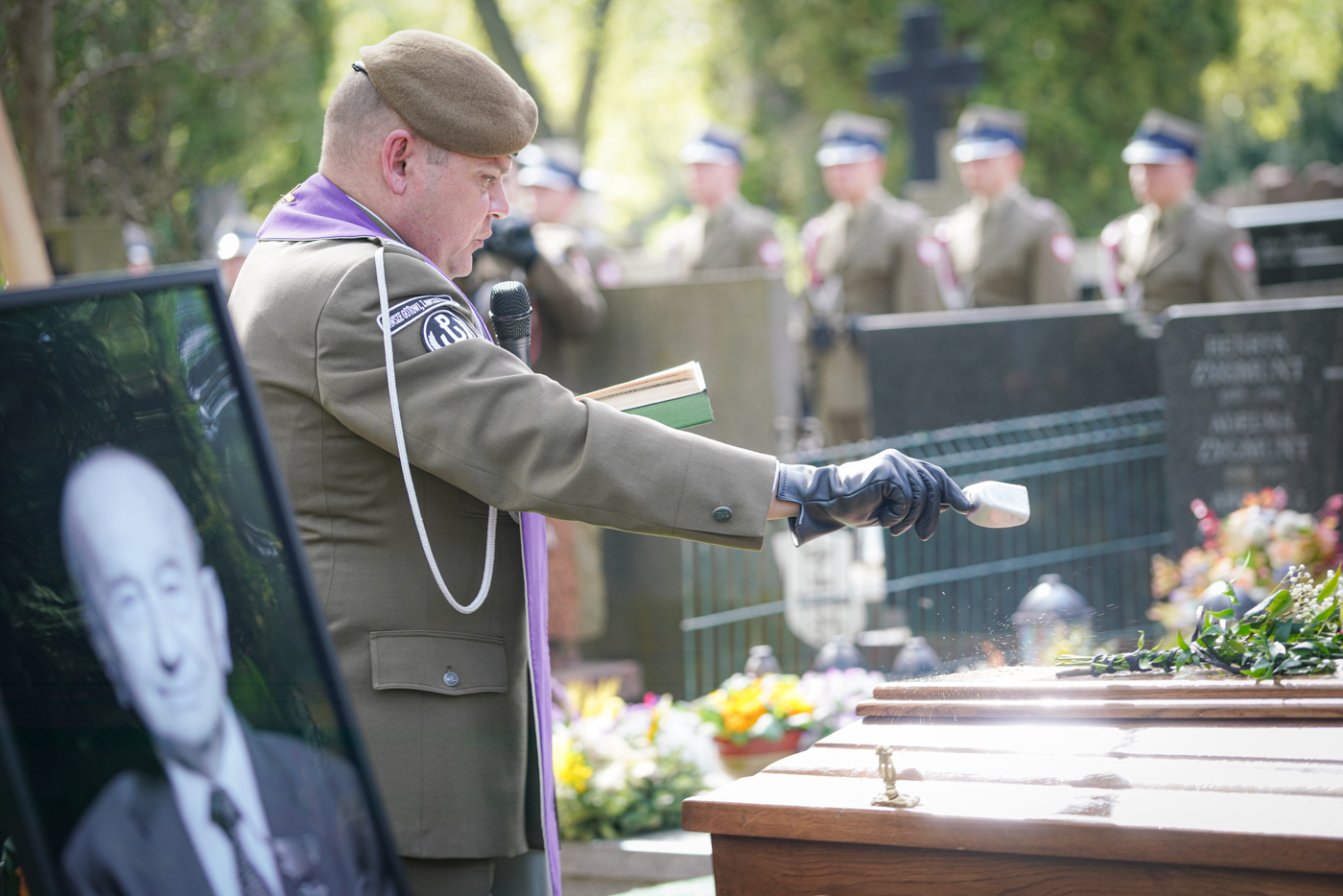 Ceremonia pogrzebowa śp. Jerzego Mindziukiewicza "Jura" – fot. MN/BUWiM