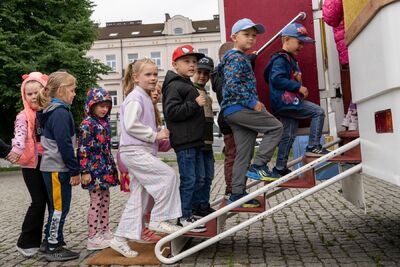 Otwarcie wystawy „Gaude Mater Polonia. Jan Paweł II w Ojczyźnie. 2–10 czerwca 1979” w Częstochowie – 4 czerwca 2024. Fot. Marcin Jurkiewicz (IPN)