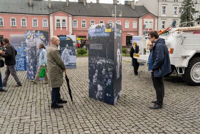 Otwarcie wystawy „Gaude Mater Polonia. Jan Paweł II w Ojczyźnie. 2–10 czerwca 1979” w Częstochowie – 4 czerwca 2024. Fot. Marcin Jurkiewicz (IPN)